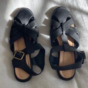 Leather J Crew sandals